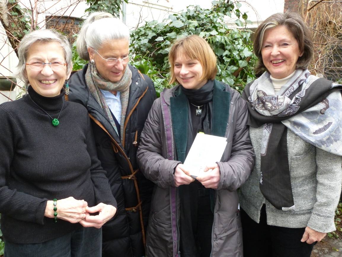  Freuen sich auf ihre neuen Touren am Sonntag (v. li.): Die Stadtführerinnen Ute Pannes, Maja Tönnesmann, Antje Kahnt und Brigitte Salem. 