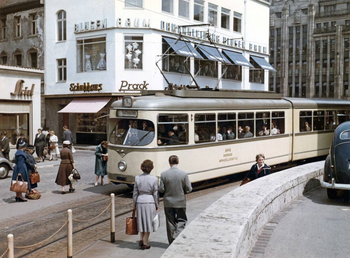 Als die Bahn noch in die Flingerstraße fuhr...