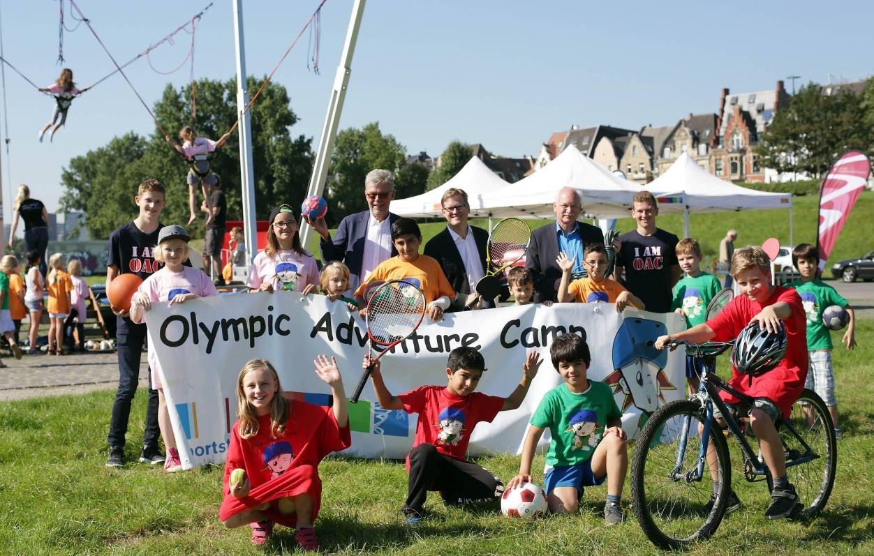 Olympic Adventure Camp erstmals auf den Oberkasseler Rheinwiesen