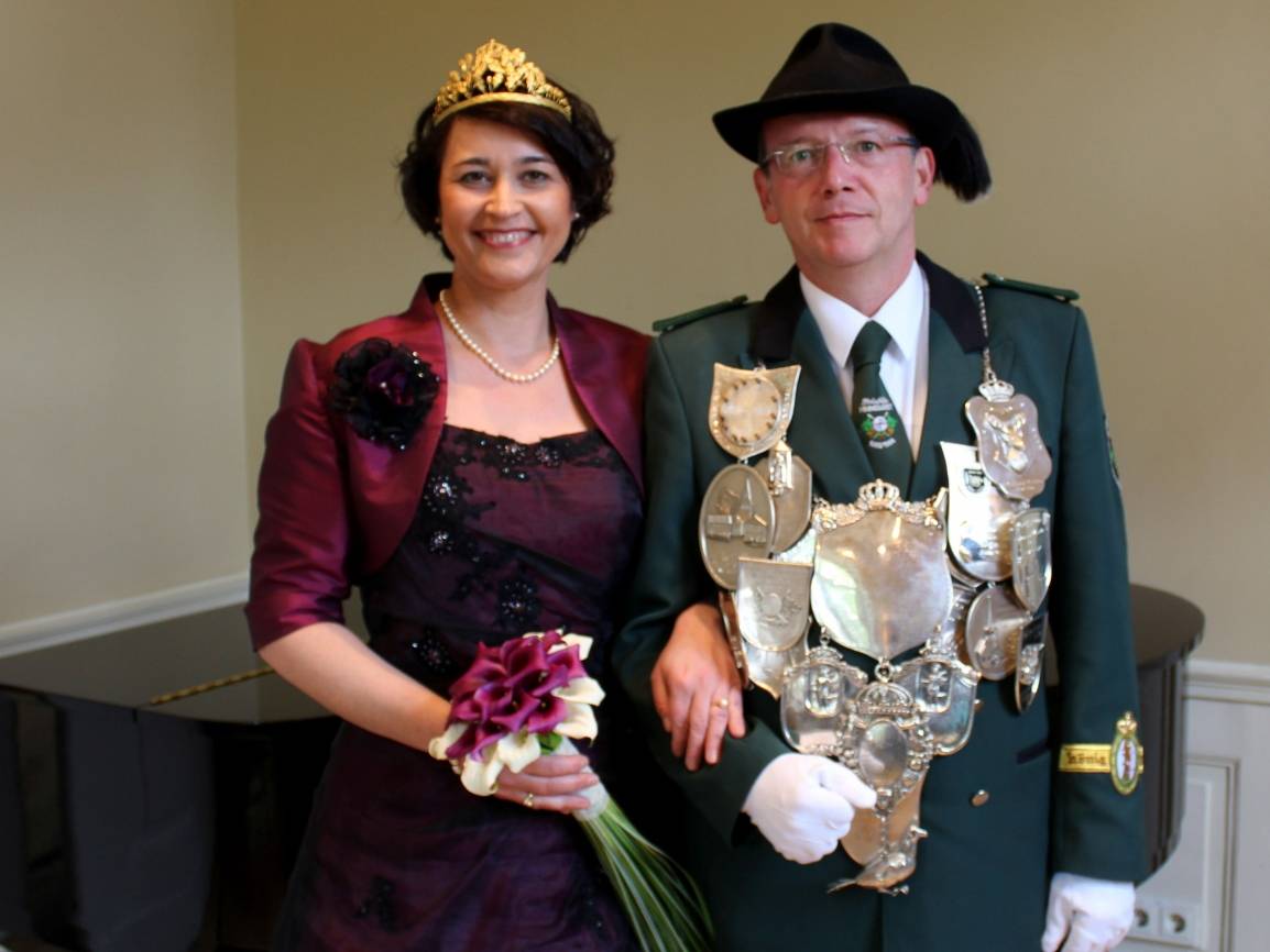  Dirk Elle und Steffi Lohse sind das amtierende Regimentskönigspaar. 