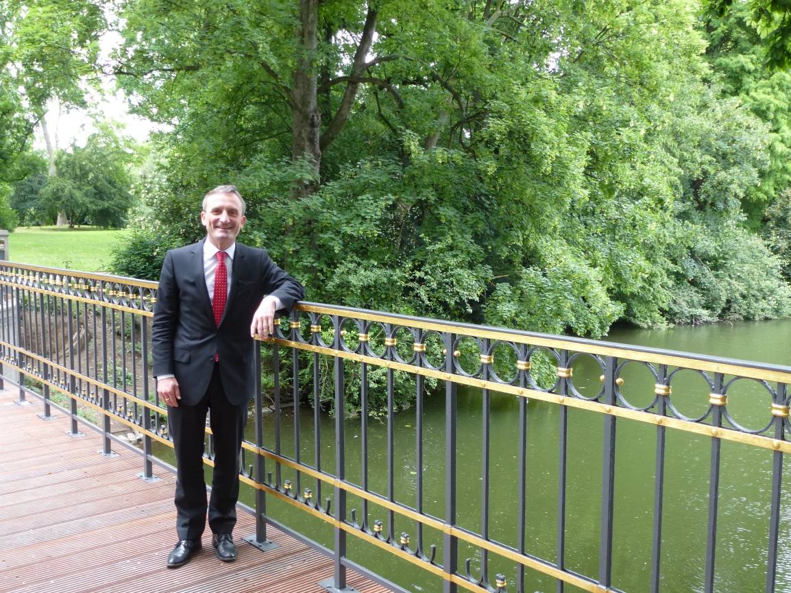  Kam schließlich noch zum Foto-Termin: Oberbürgermeister Thomas Geisel. 