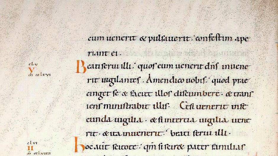  Auf der Pergament-Rückseite 176 soll zwischen der vierten und fünften Zeile ein Schreiberwechsel stattgefunden haben.  
