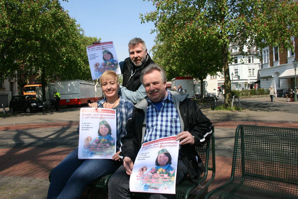  „IndividuEller“-Mitglieder Gabriele Hofer, Bodo Sosnowski und Ralf Hansen (v. l.) - „Die Entscheidung für eine Verschiebung war nur innerhalb einer Stunde gefallen.“ 