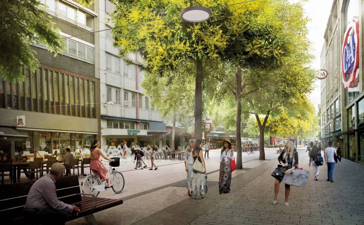 Entwürfe zur Neugestaltung der Schadowstraße