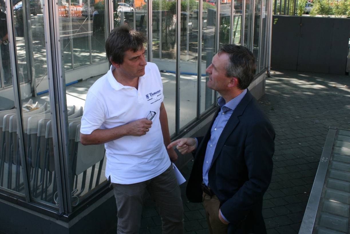  Oberbürgermeister Thomas Geisel hat neulich bereits das Gespräch mit Anliegern am Worringer Platz gesucht. 