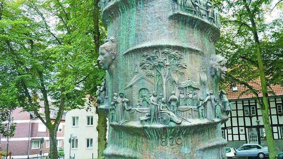 Viel Musik am Brunnen