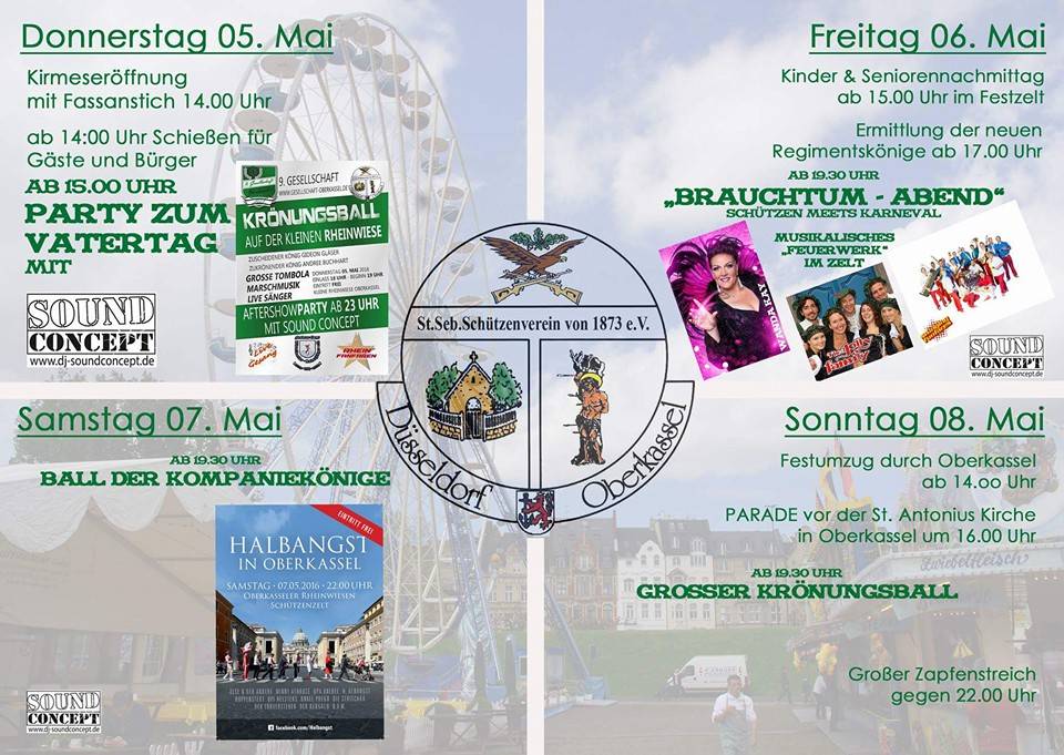 Oberkasseler Schützenfest vom 5. bis 8. Mai: „Wir werden das Fest rocken“