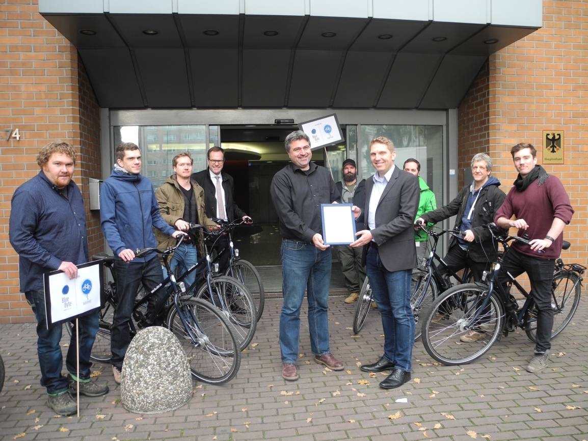  Blue Byte ist der erste „Fahrradfreundliche Arbeitgeber“ Düsseldorfs. 