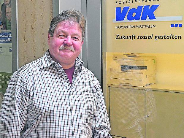  Manfred Daub ist eines der Gesichter des Sozialverbandes VdK in Bilk. 