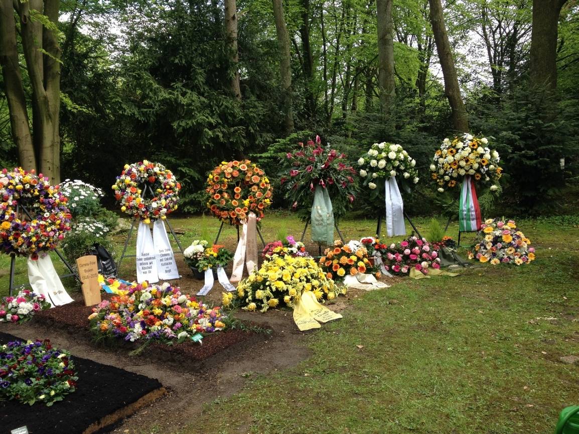  Clemens-Peter Bösken wurde auf dem Gerresheimer Waldfriedhof zur letzten Ruhe gebettet. 