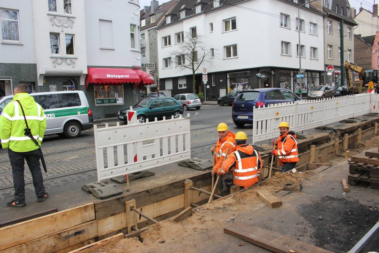 Umbau Benderstraße: Rheinbahn und Stadt informieren
