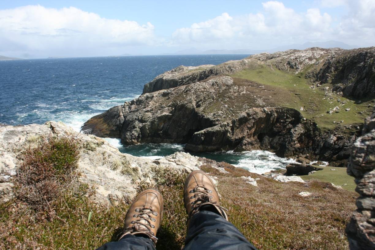  Die Schönheiten von Inishbofin muss man sich erwandern. 