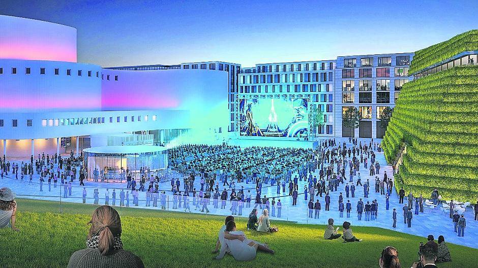  Der Gustaf-Gründgens-Platz vor dem Schauspielhaus könnte künftig auch für Veranstaltungen attraktiv sein. 