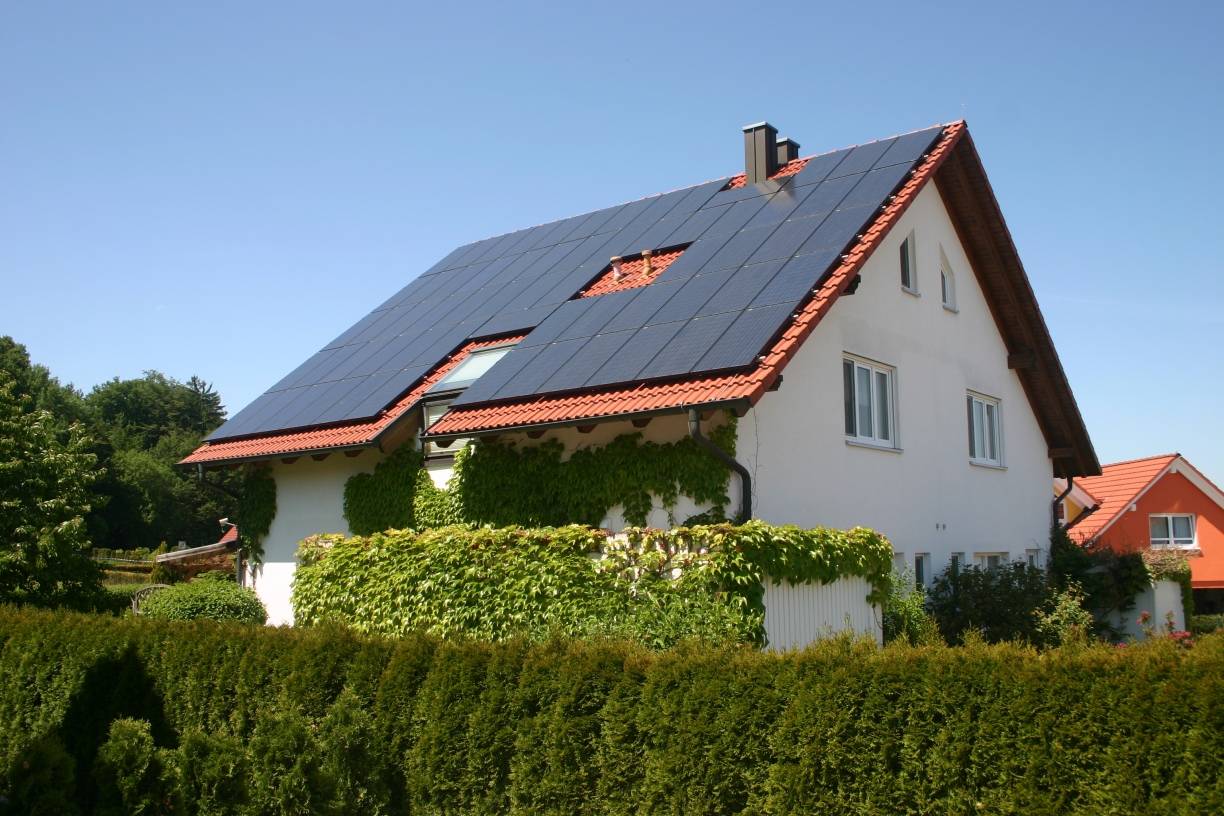  Unter anderem Photovoltaikanlagen wie diese sind Thema beim Aktionstag. 
