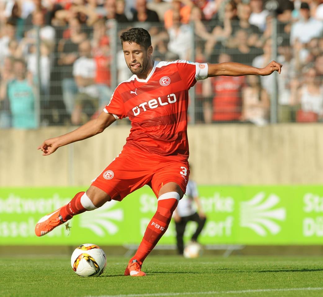  Fortunas Abwehrspieler Karim Haggui fordert mehr Aufmerksamkeit in der Defensive. 