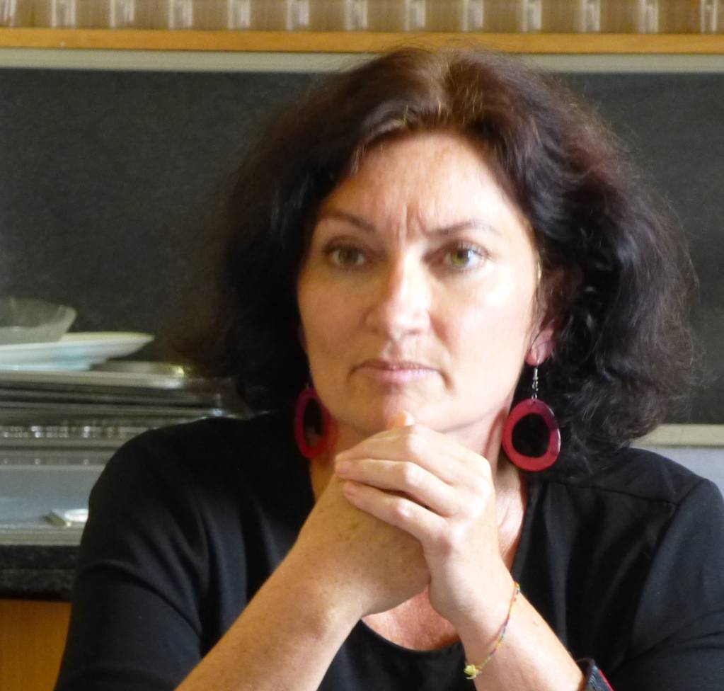  Düsseldorfs Flüchtlingsbeauftragte Miriam Koch beim Pressegespräch am Donnerstag im Rathaus. 