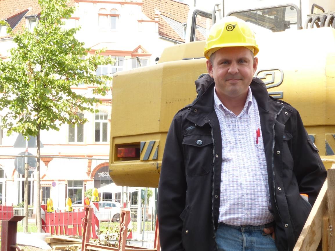  Thomas Wimmer ist der Projektleiter fürs Unterwerk am Luegplatz und äußerst zufrieden mit dem Fortschreiten der Arbeiten. 