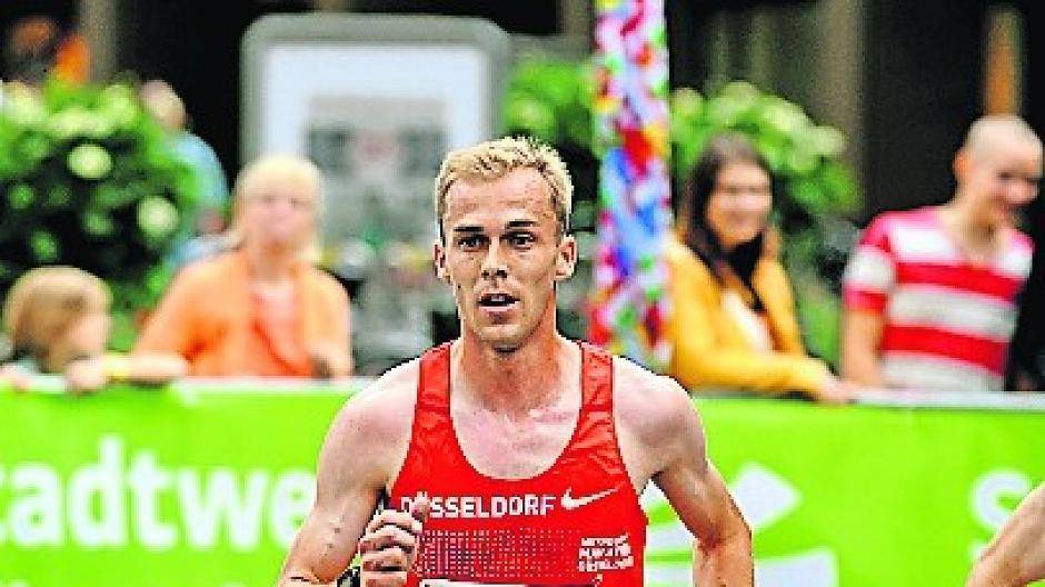  Titelverteidiger auf der Kö: André Pollmächer. 
