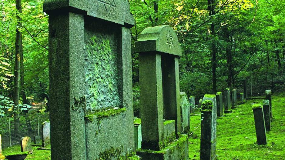  Der alte jüdische Friedhof an der Quadenhofstraße. 