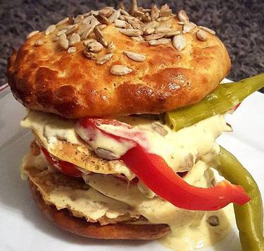 Ein Burger für die Fitness