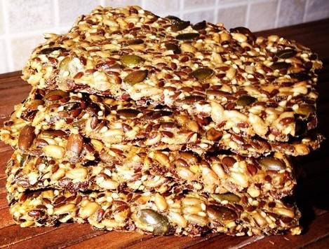  Und so soll es am Ende aussehen, das hausgemachte Knäckebrot. 