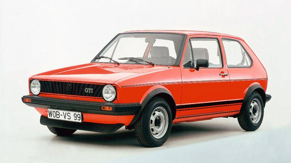 Den VW Golf I zeichnete Giorgetto Giugiaro, hier die...
