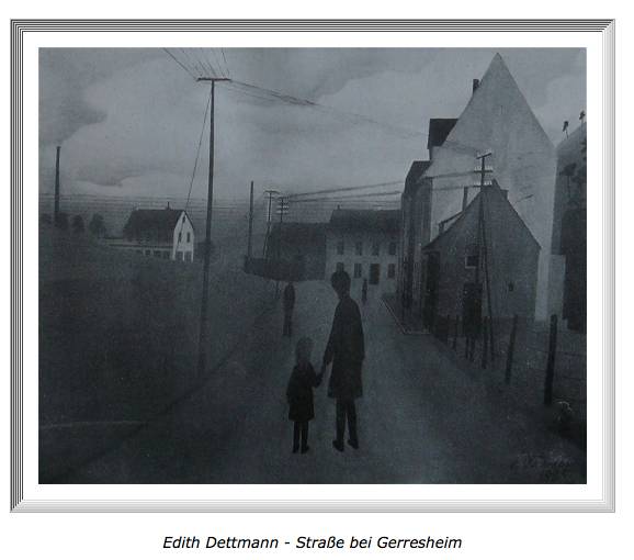 Abbildung des Gemäldes von Edith Dettmann. 