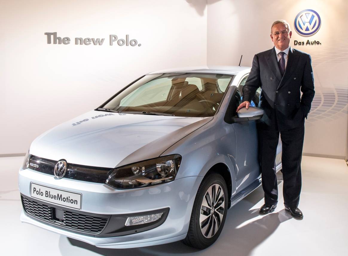  VW-Chef Martin Winterkorn stellte den neuen Polo vor. 