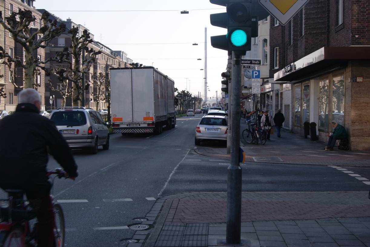 Auf die Straße gezwungen