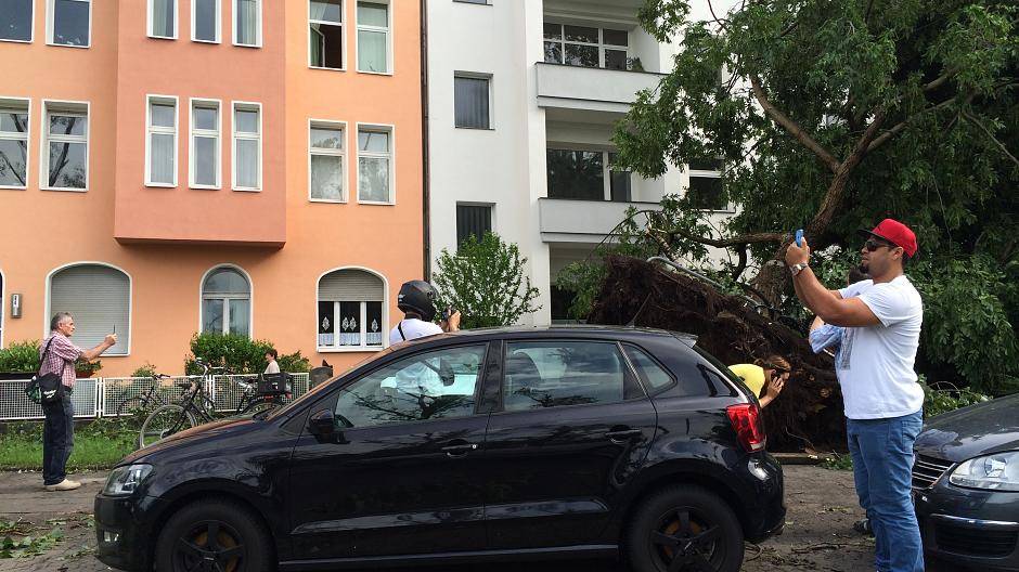 Der Sturm in Düsseldorf