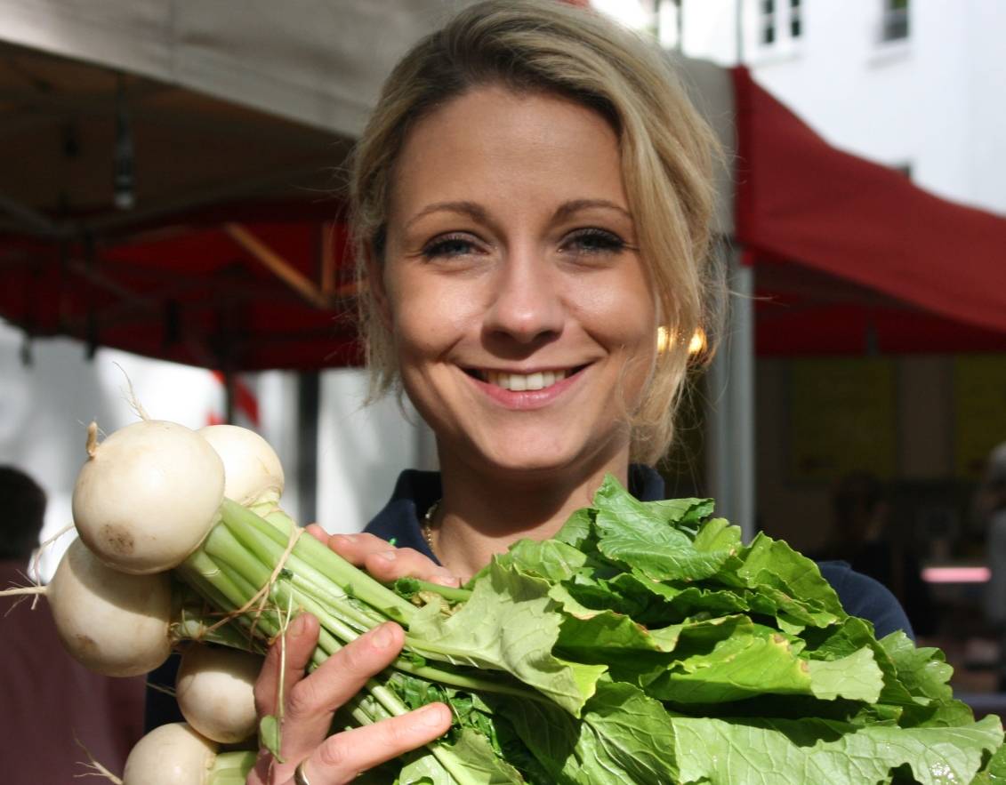  "Die Mairübchen machen Karriere", ist sich Nadine Eyckeler sicher. 