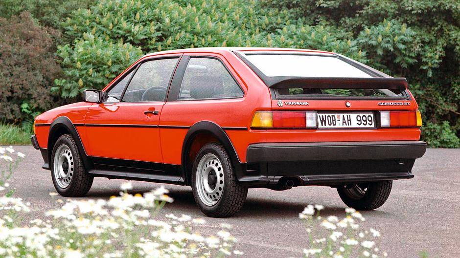 Der 1986er Scirocco verfügte über einen kleinen...