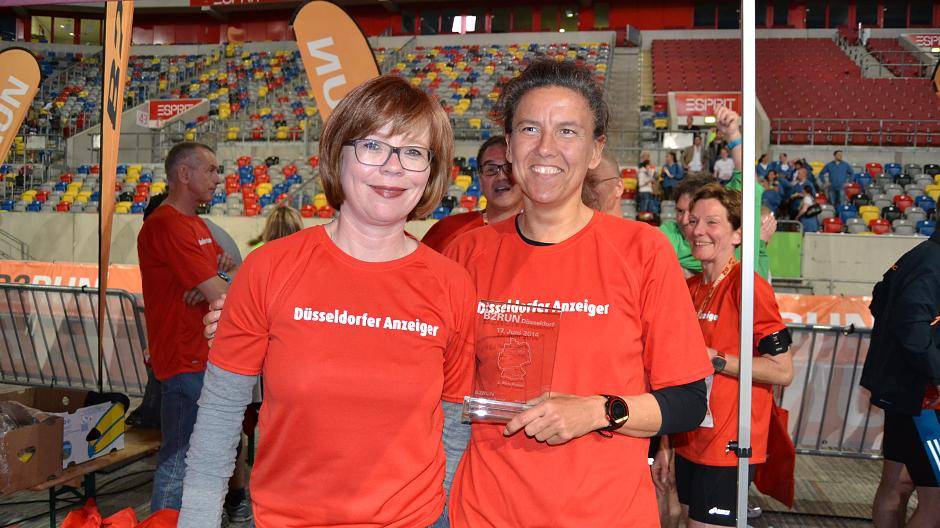 Bettina Deußen holte bei den Frauen in einer Zeit von 20:14 Minuten den zweiten Platz...