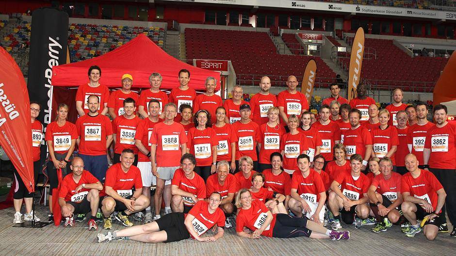 Das komplette Team des Düsseldorfer Anzeigers beim...