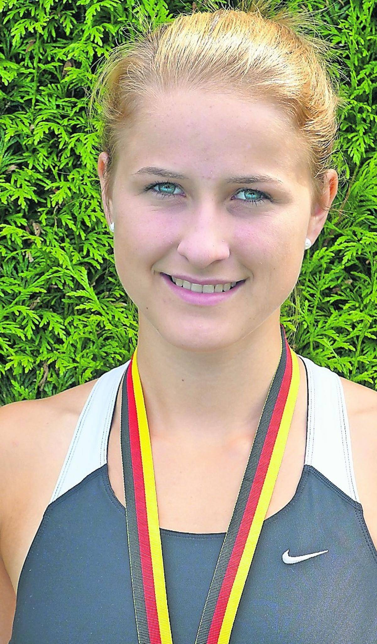  Rebecca Pietsch vom TV Angermund gewann schon bei den Nordrhein-Meisterschaften die Goldmedaille. 