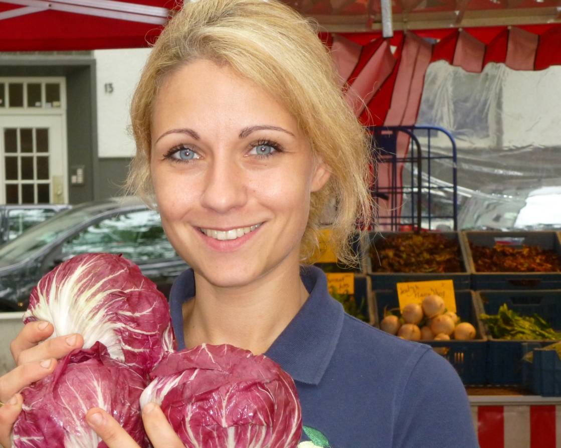  „Probieren Sie Radicchio doch mal auf dem Grill“, empfiehlt Nadine Eyckeler. 