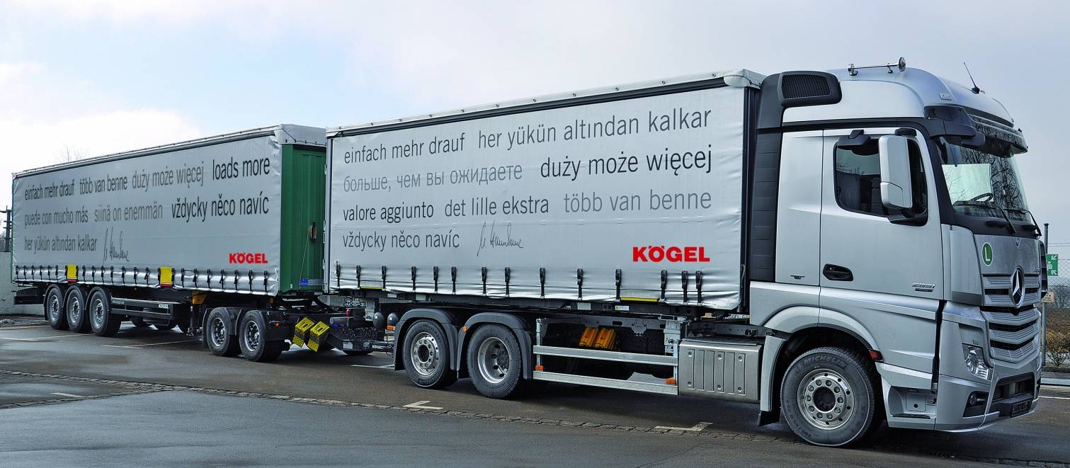  Mit solchen Lang-LKW führte das Bundesamt für Straßenwesen ihren Feldversuch durch. 