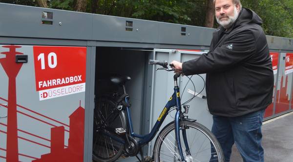 Neue Fahrradboxen In Benrath Und Eller Eroffnet