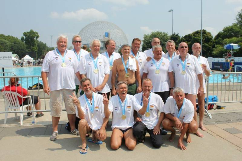 Düsseldorfer Wasserballer feiern die vierte Weltmeisterschaft