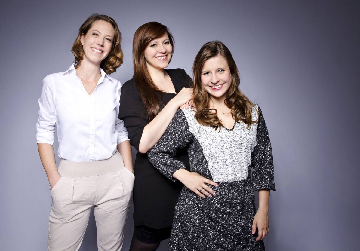  Anna-Mareike Vohn, Anja Fürstenberg und Krysztina Winkel sind nicht nur von Oper begeistert, sondern begeistern vor allen Dingen den Düsseldorfer Nachwuchs. 