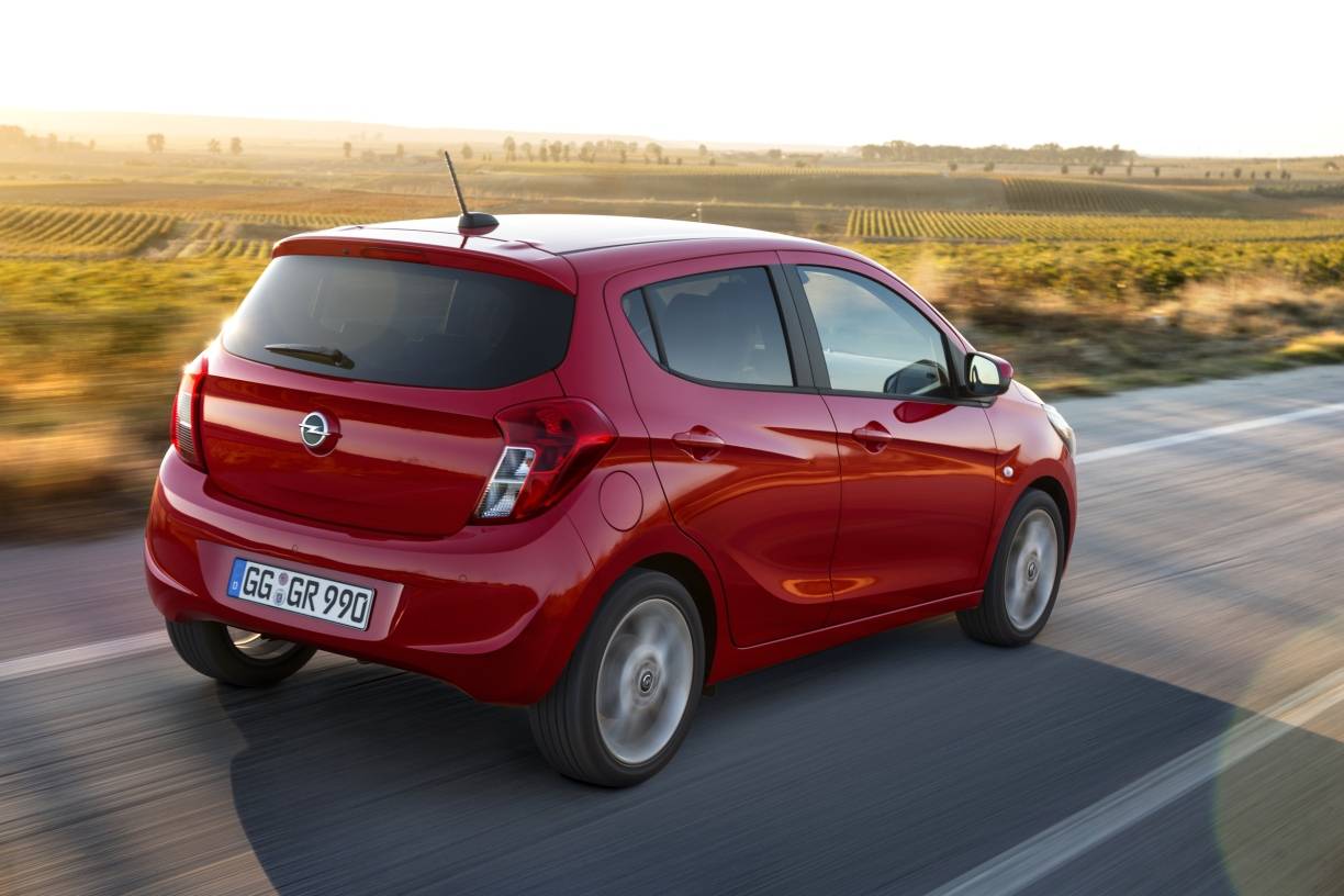  Der Opel Karl bietet auf 3,68 Metern Länge Platz für bis zu fünf Personen. 