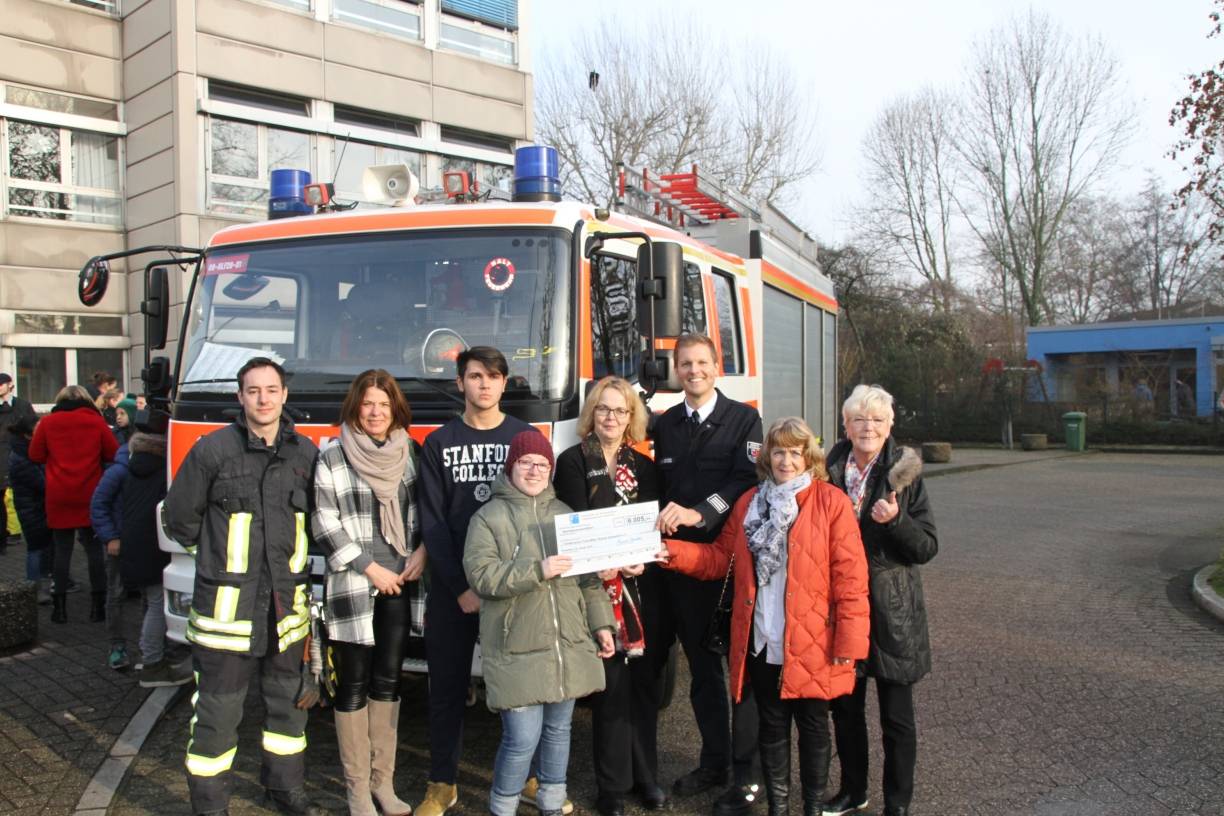 Adventssammlung der Feuerwehr Düsseldorf ein voller Erfolg