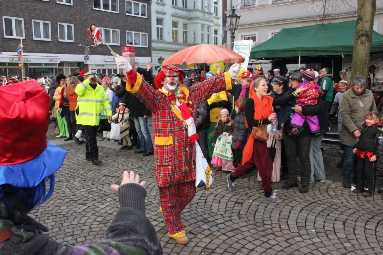  Der Veedelszoch in Gerresheim: Eine bunte Angelegenheit. 