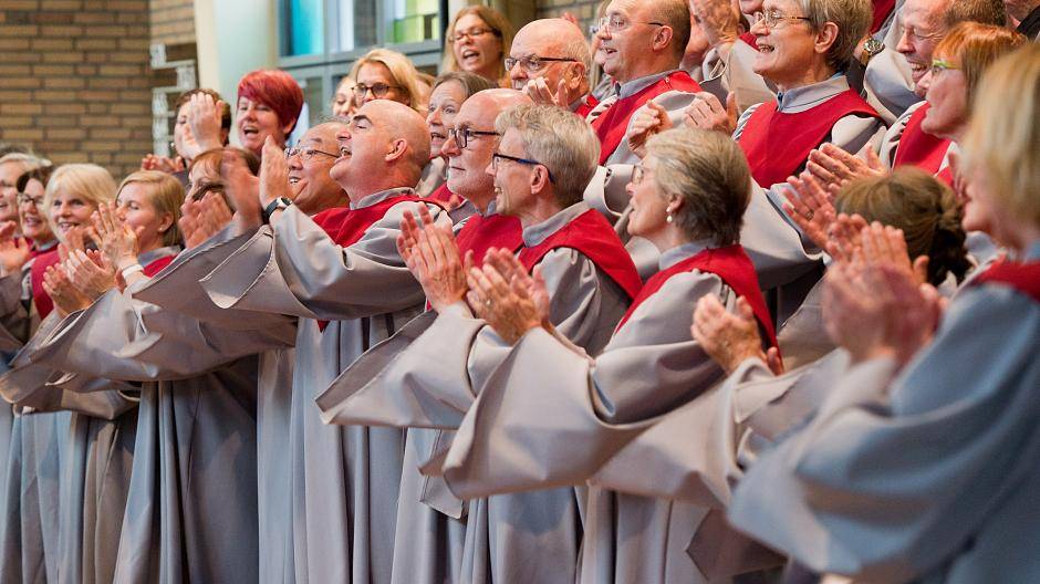  Der Gospel-Chor „Spirit of Joy“. 