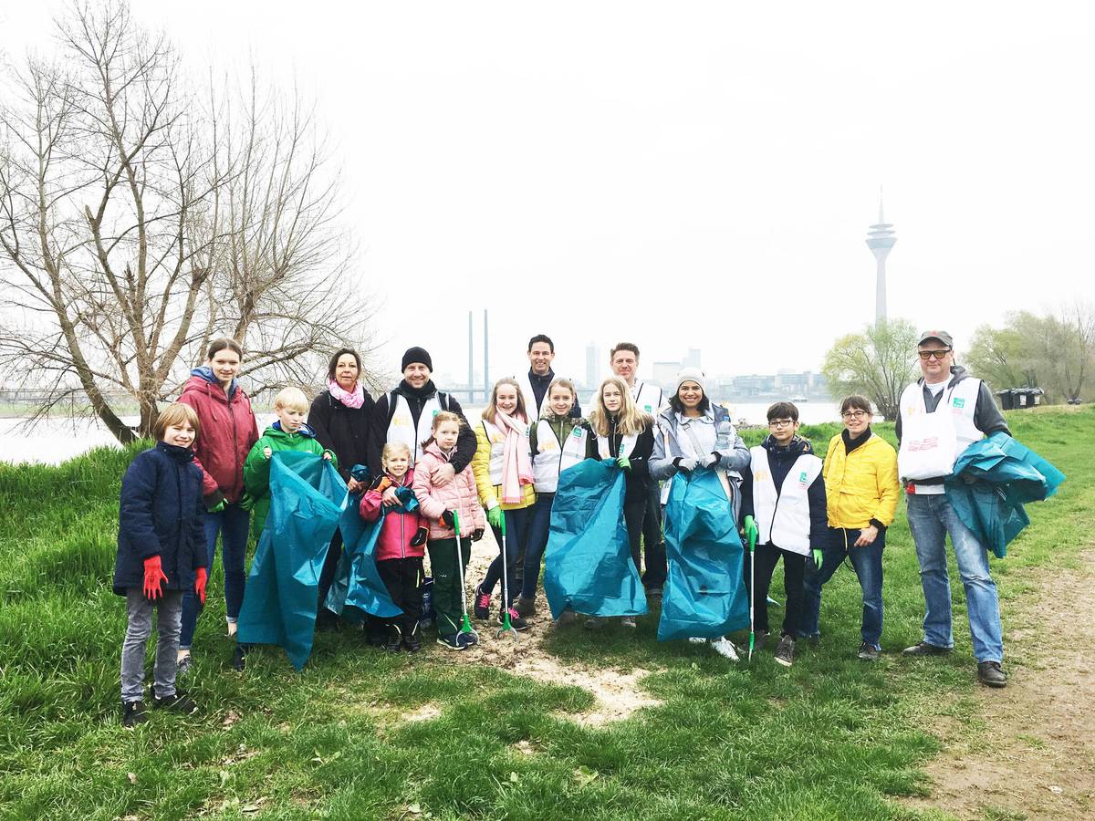 Der Düsseldorfer Anzeiger auf Müll-Mission
