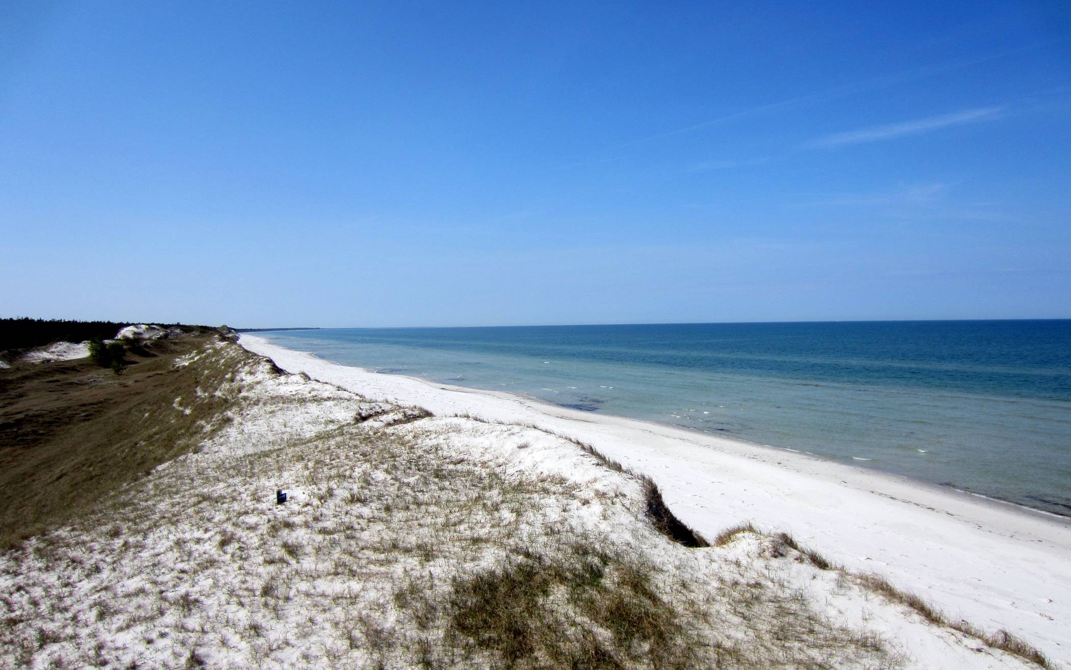  Aufs Wasser schauen: Ostseeküste nahe Zingst. 