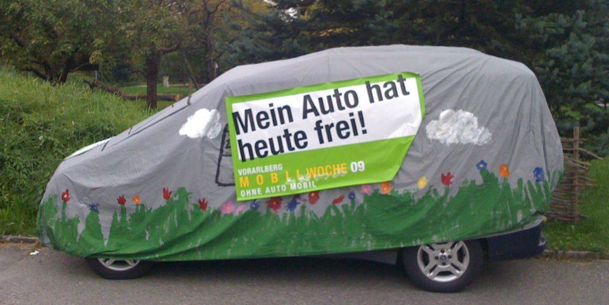 Statt mit dem Kfz fährt man