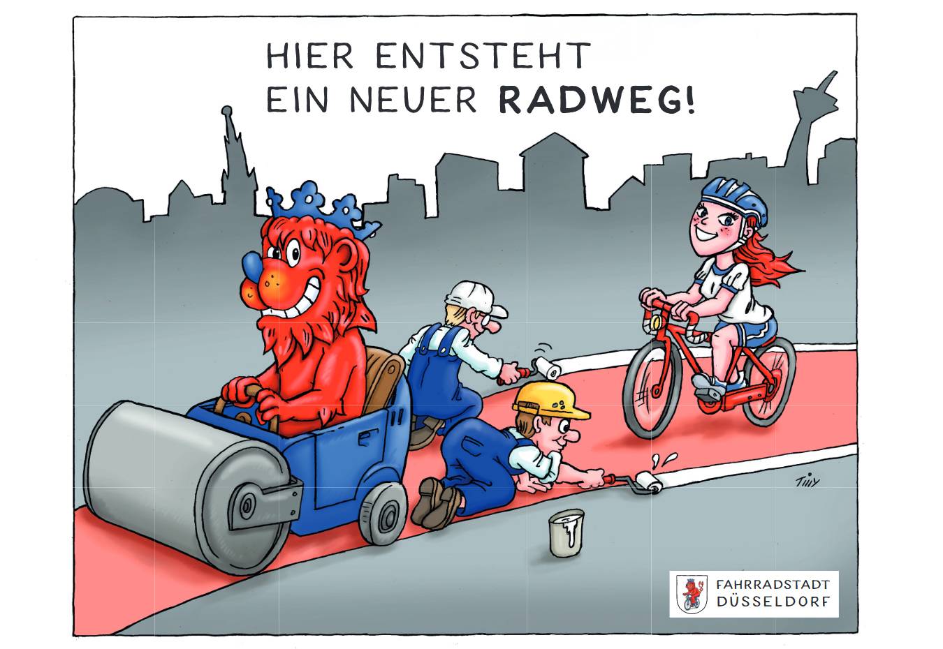 Neue Radstreifen braucht die...