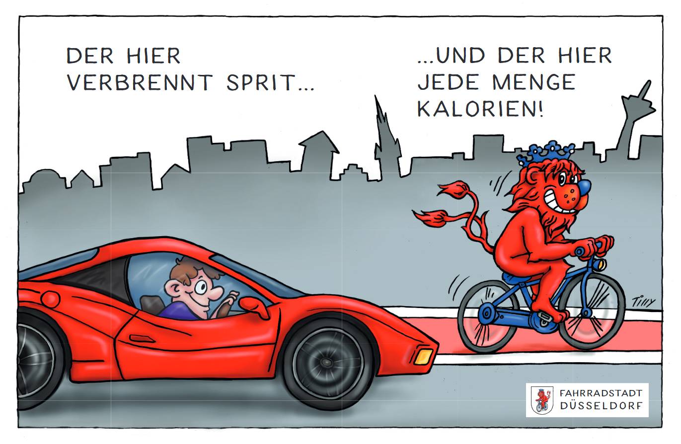Pferdestärken gegen Watt. Die Zukunft wird zeigen, wer länger unterwegs sein...