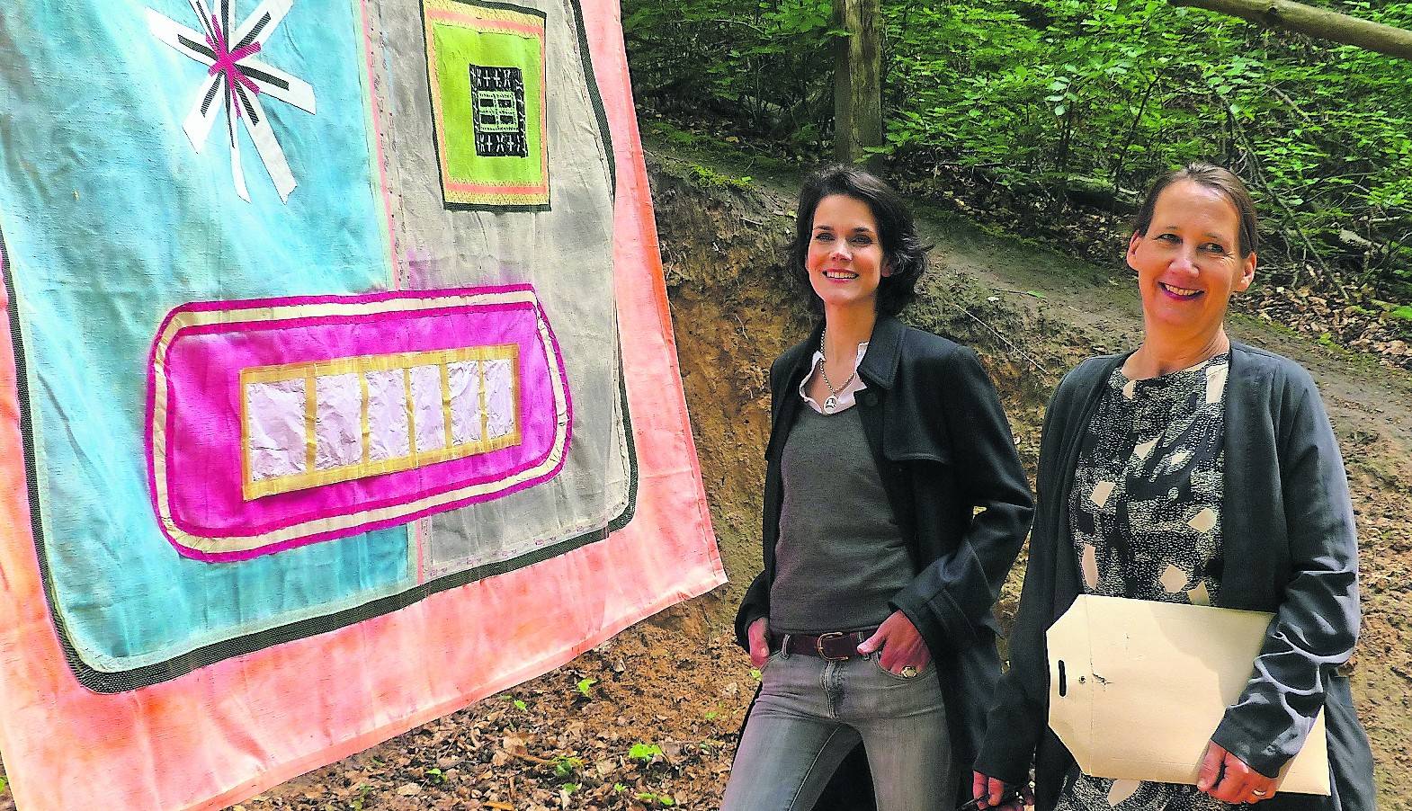 Kunst wird in den Wald gebracht